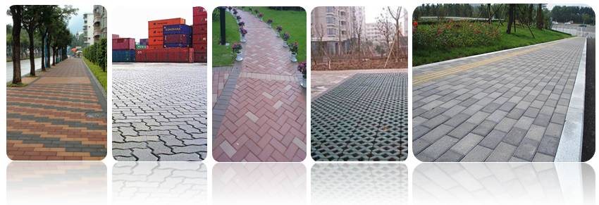 水泥砖砖型应用到路面砖系列